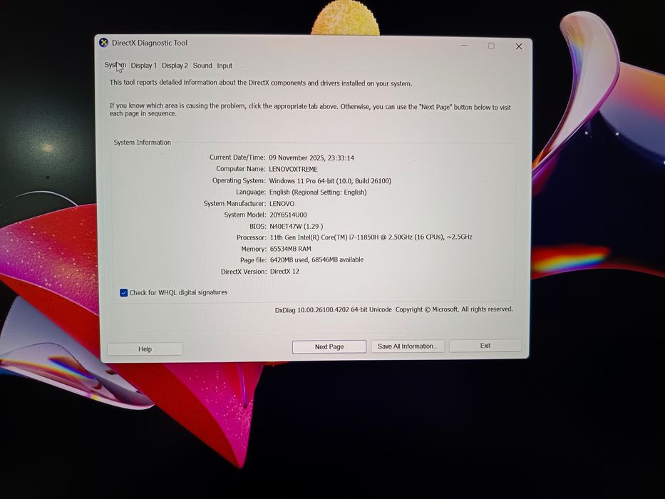 Lenovo ThinkPad X1 Extreme G4 – i7 11850H | RTX 3050 Ti | 64GB RAM | 1