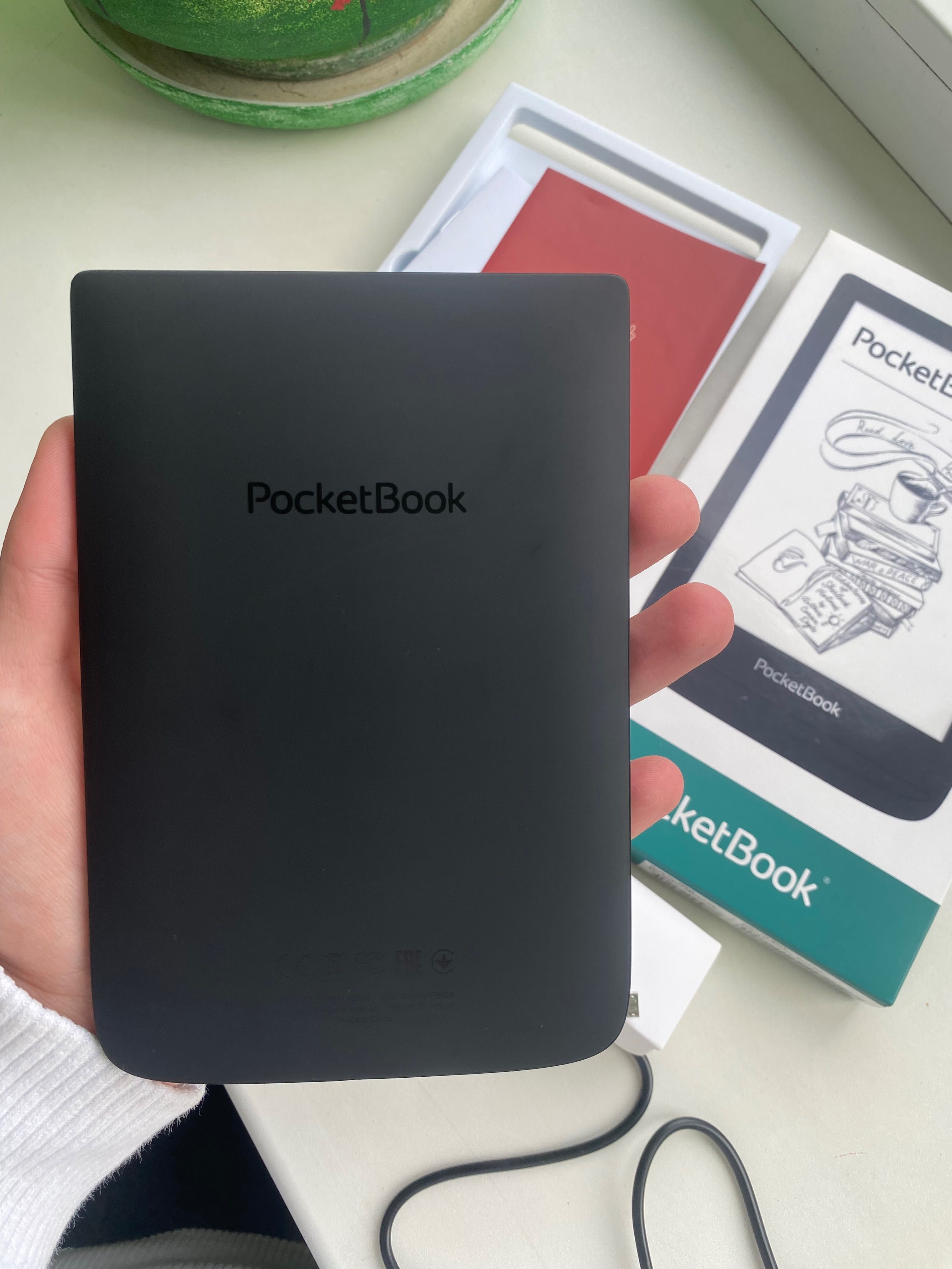 Електронна книжка PocketBook 628 Wi-Fi 6ʼʼдюймів сенсор підсвітка нова