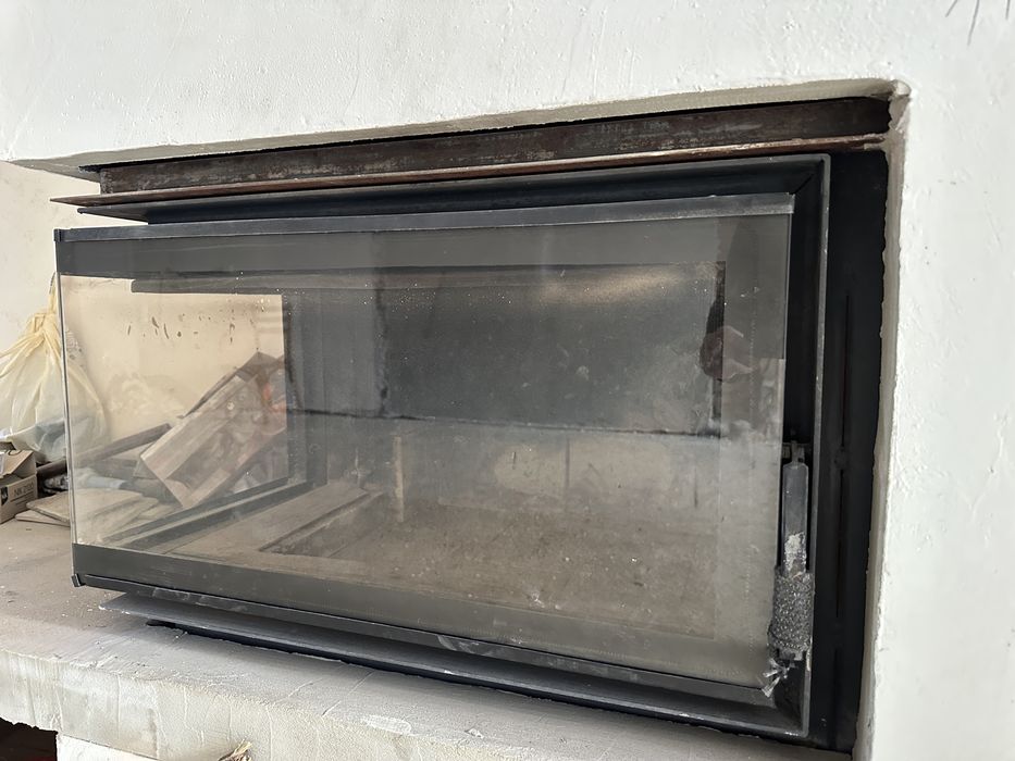 Камінна топка кутова ліва