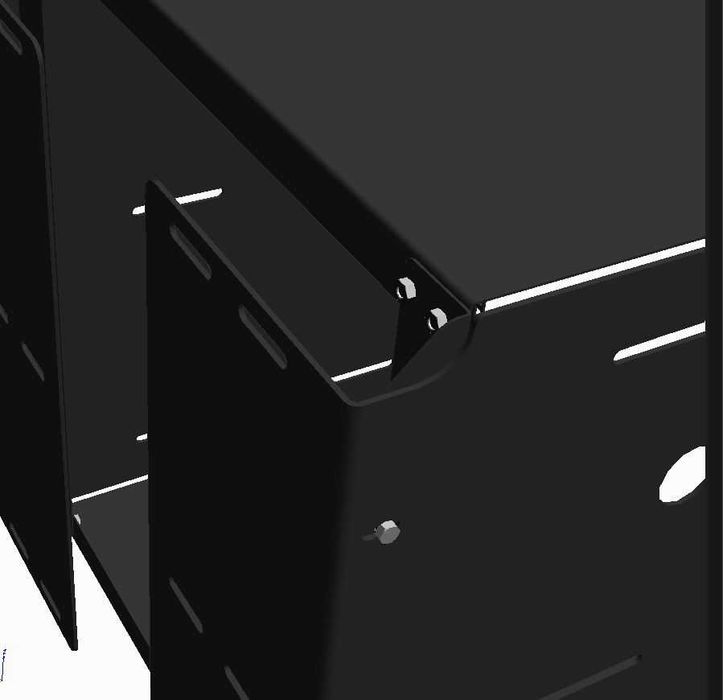 Szafa RACK 19 cali Profesjonalna, gruba stal 12U. Solidna konstrukcja.