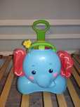 Chodzik jeździk pchacz skoczek Fisher Price Słonik