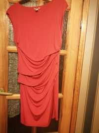 H&m sukienka czerwona w rozm XL 44/46