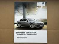 2012 / BMW Serii 5 Limuzyna (F10) / PL / prospekt katalog