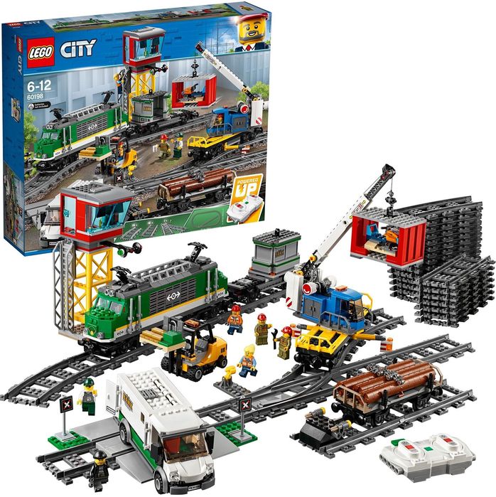 LEGO Zestaw 60198 City Pociąg towarowy