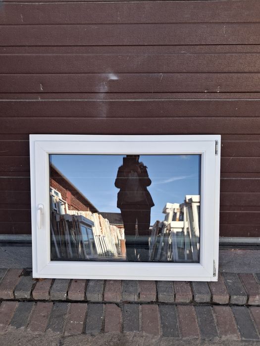 Okna poziome 115x89 pcv plastikowe białe okno używane DOWÓZ CAŁY KRAJ