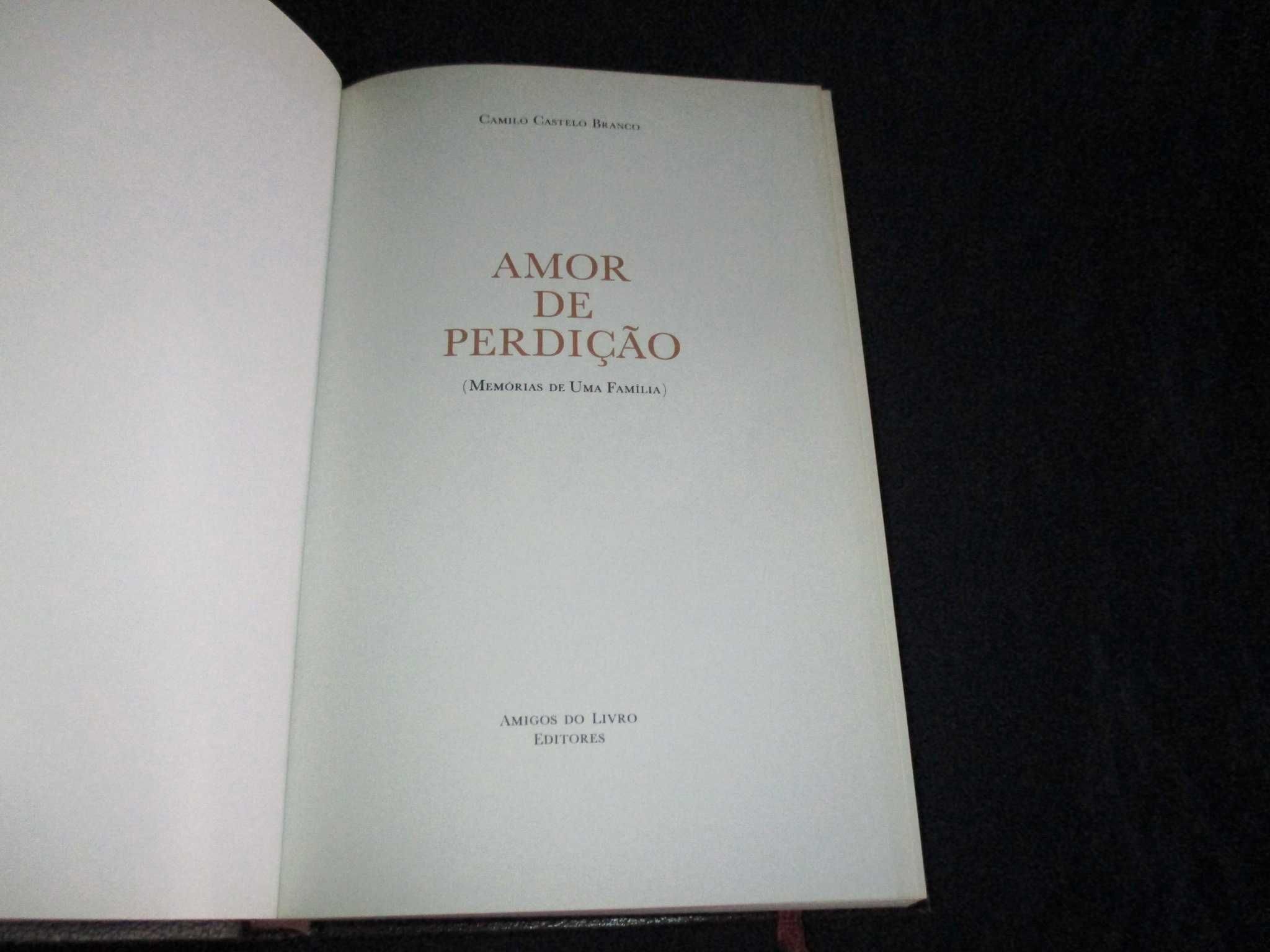 Livro Amor de Perdição Camilo Castelo Branco Amigos do Livro