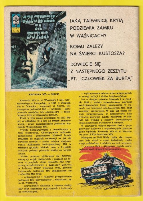 Kapitan Żbik - Strzał przed północą - 1971 - pierwsze wydanie