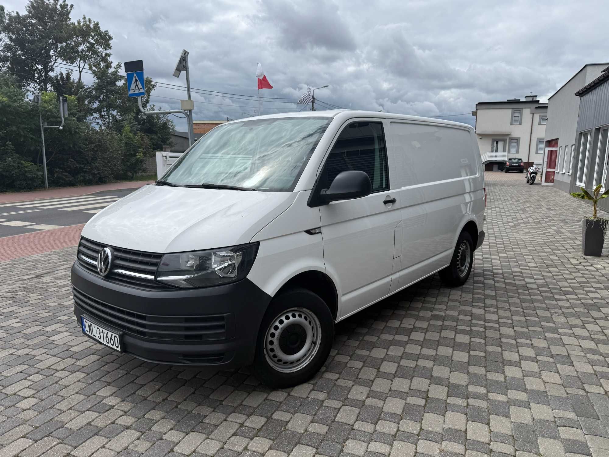 VW Transporter T6, salon Polska, 2016r 2.0TDI bezwypadkowy