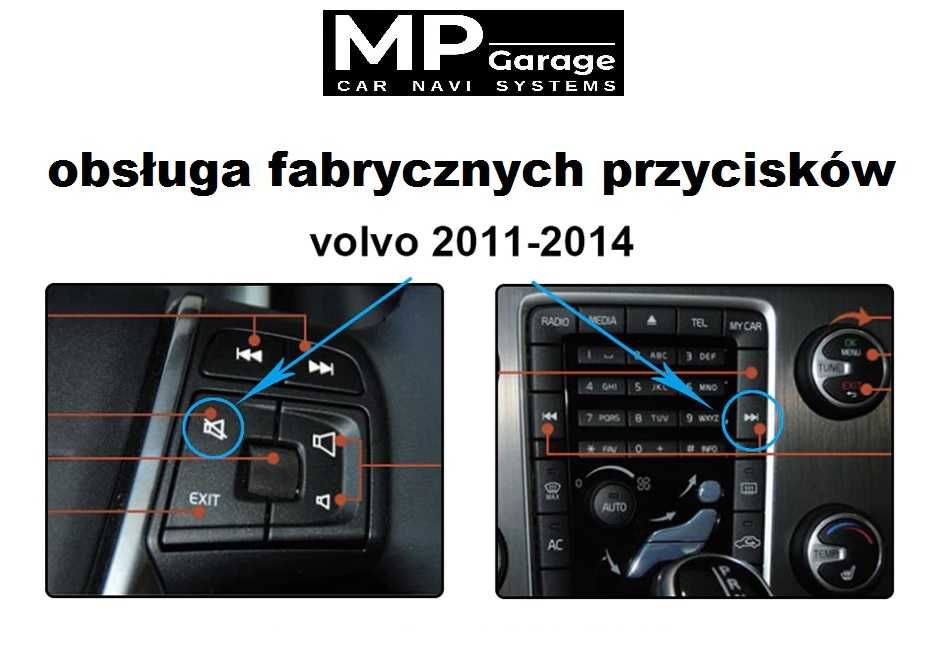 Volvo XC60 S60 V40 2010do2015 Apple CarPlay/AndroidAuto Montaż Gwar!!!