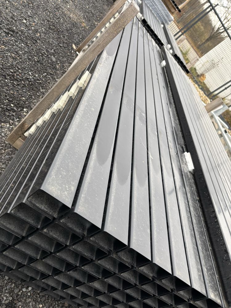 Słupki ogrodzeniowe 60x40x1.2 – ocynk + malowanie proszkowe