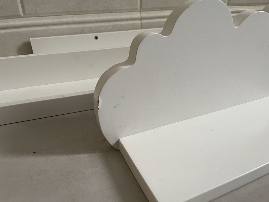 Uzywane półki 5 szt chmurki