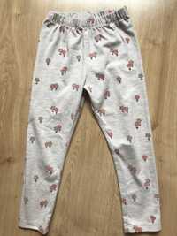 Legginsy w kwiatki r. 104