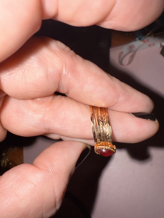 Anel 7 escravas em ouro 19,2k