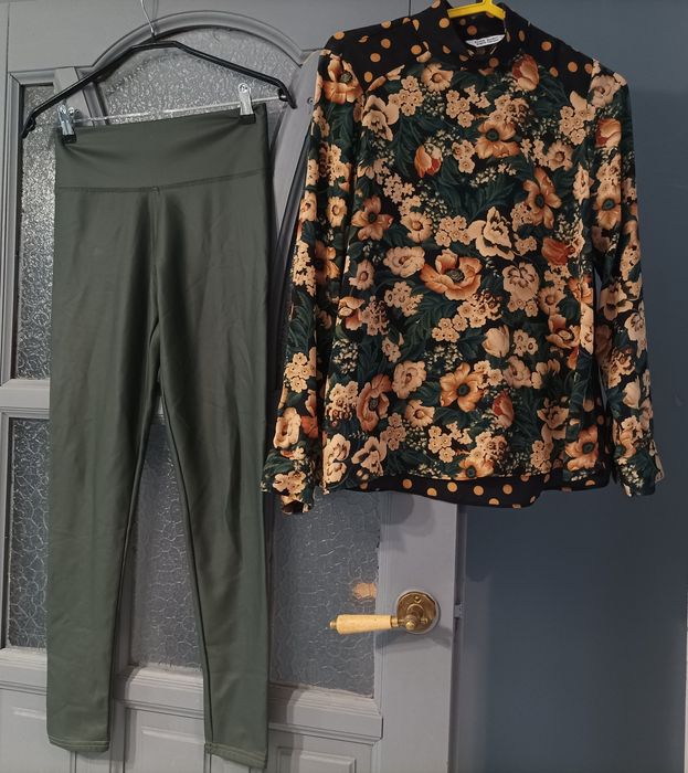 Zestaw bluzka spodnie S