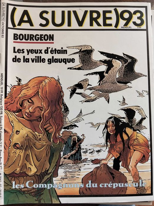 A SUIVRE 4 revistas de banda desenhada de 1985
