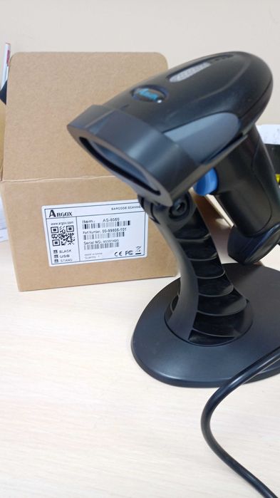Сканер штрих-кодов Argox AS-8050 USB+ подставка, є 2 комплекти