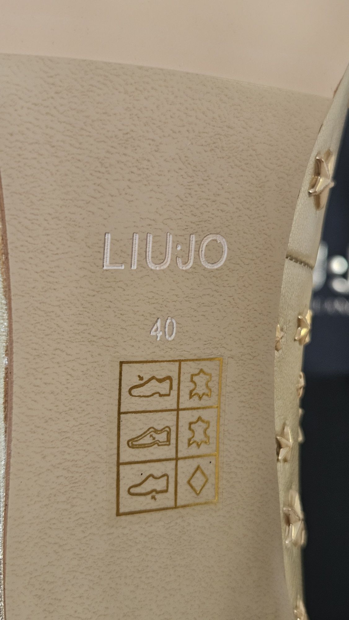Złote Szpilki LIUJO Liu Jo Milano rozmiar 40