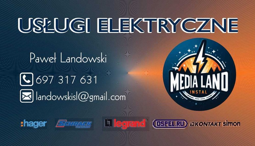 Elektryk, usługi elektryczne, usuwanie awarii, wymiana instalacji