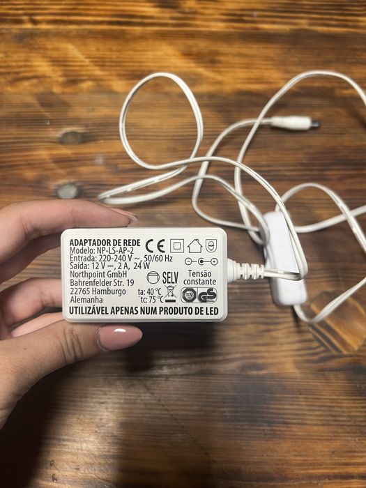 Fonte de alimentação apenas para LED’s