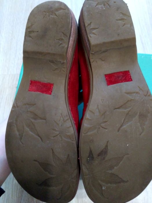 Замшевые туфли clarks, 36 размер