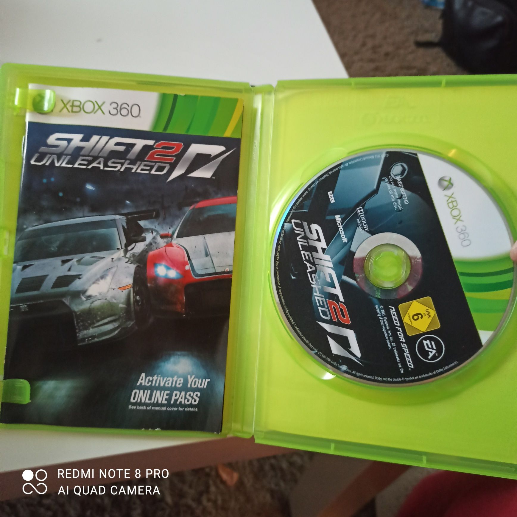 NFS Shift 2 Unleashed xbox 360   Polska wersja xbox360