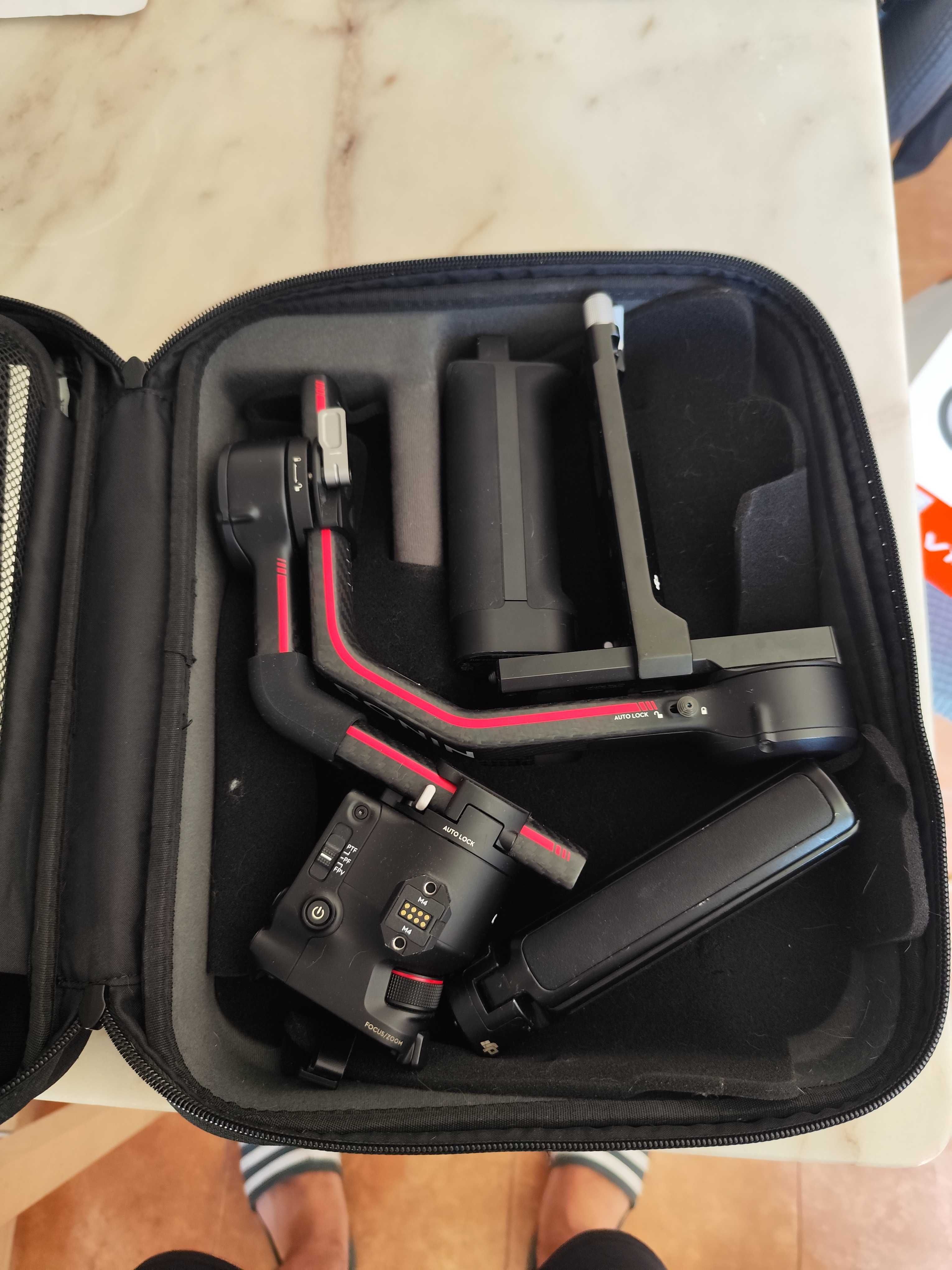 Gimbal DJI RS3 Pro Combo Preto, como novo, com fatura ,ver descrição.
