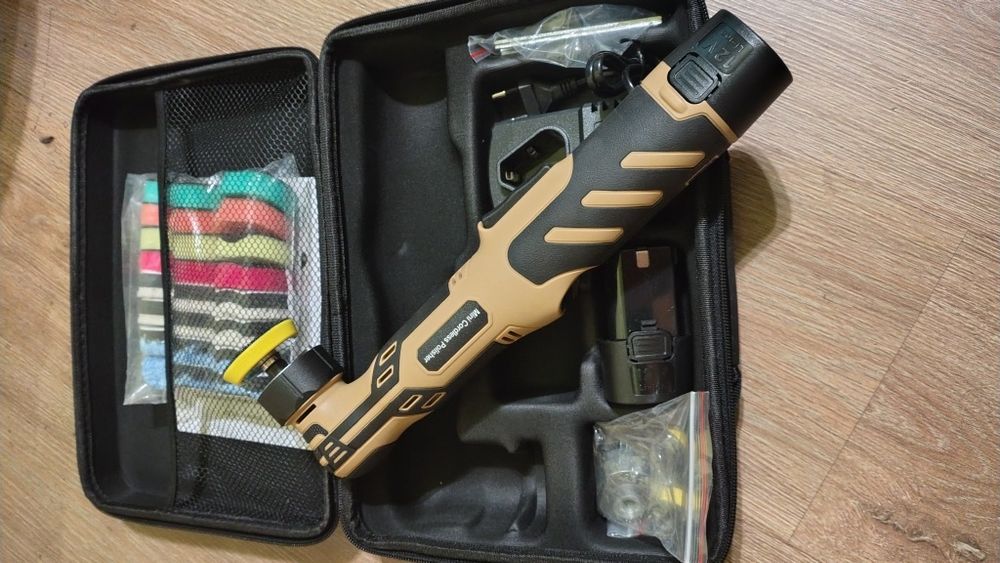 Mini polerka akumulatorowa 12 V do dekorów detali