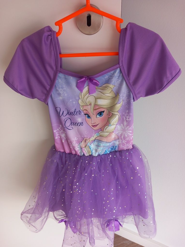 Vestido roxo da frozen