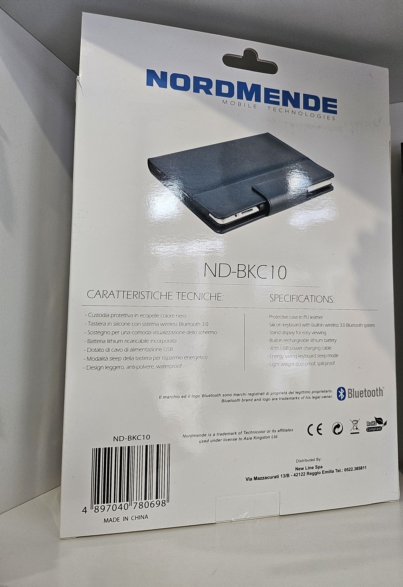 Klawiatura silikonowa z systemem Bluetooth Baten Widess 3.0