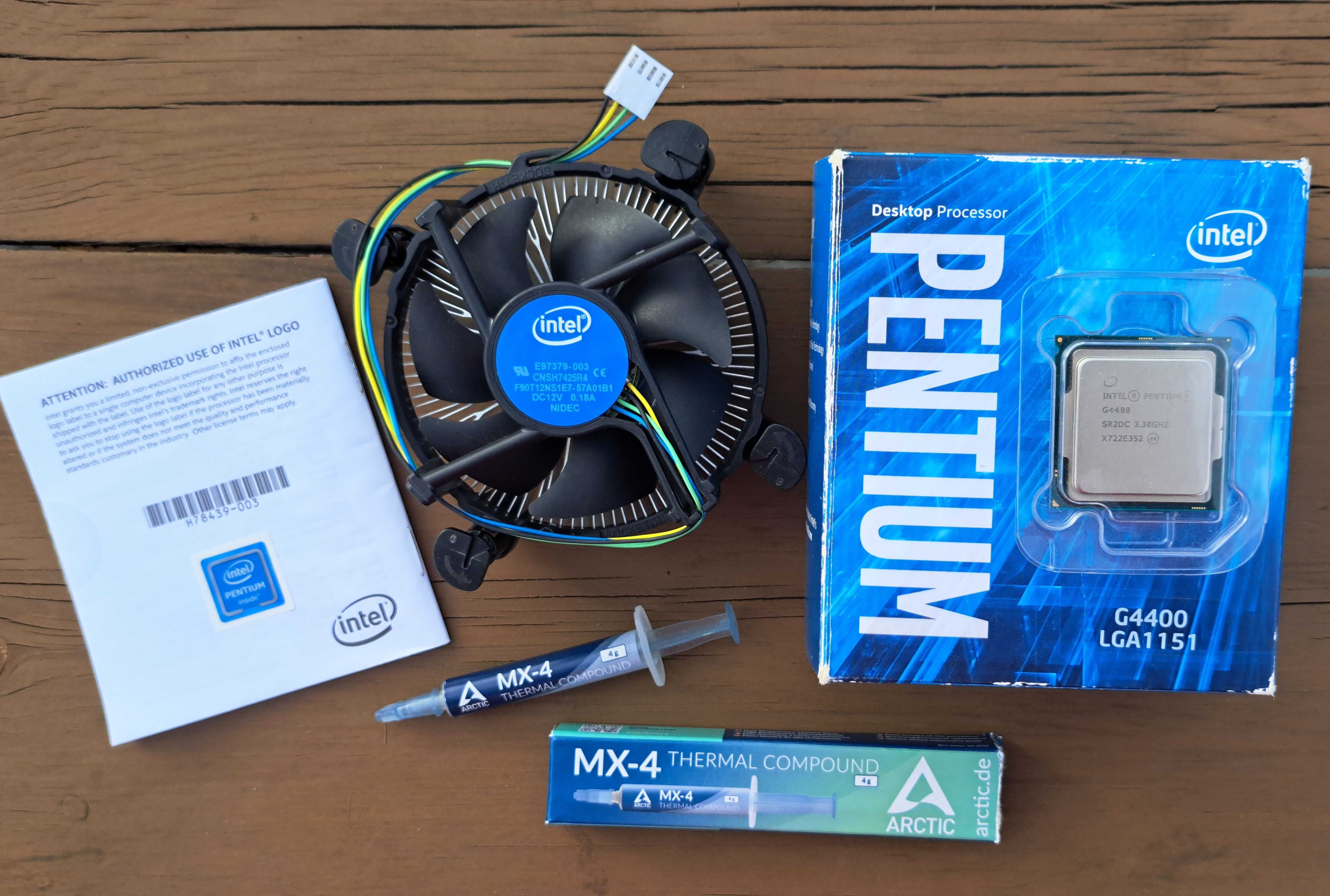 Intel Pentium G4400 BOX | LGA1151 | Skylake + Arctic MX-4 в комплекті