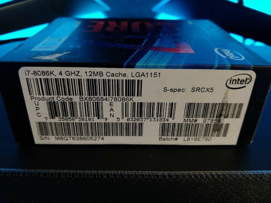 Intel Core i7-8086K Limited Edition