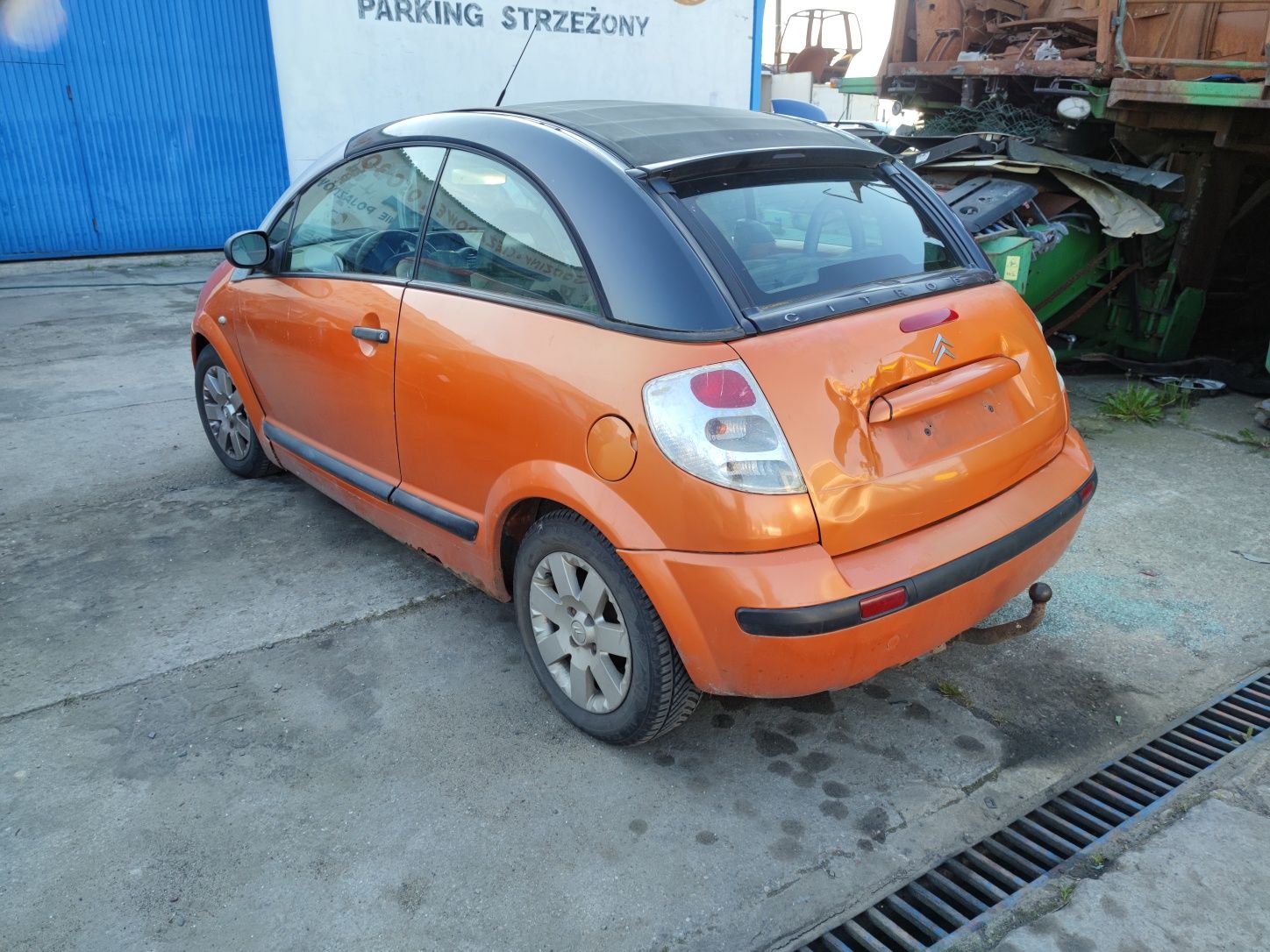 Citroen C3 pluriel zderzak tył KHUD