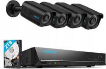 Zestaw do monitoringu REOLINK RLK8-800B4 REJESTRATOR + 4 KAMERY BLACK