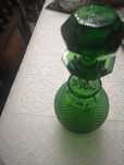 garrafa em vidro verde