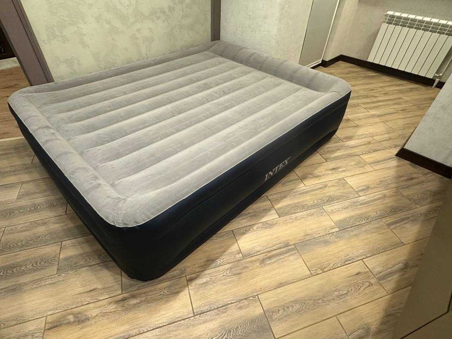 ‼️Надувная кровать двуспальная с насосом. Матрас. Ліжко Ламзак ‼️