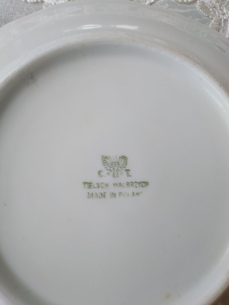 Talerzyk porcelany z Wałbrzycha