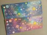 Naklejki holograficzne pióra gwiazdki