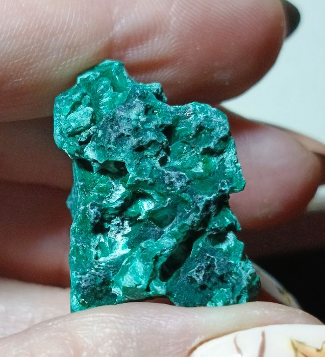 Malachit włóknisty kamień minerał