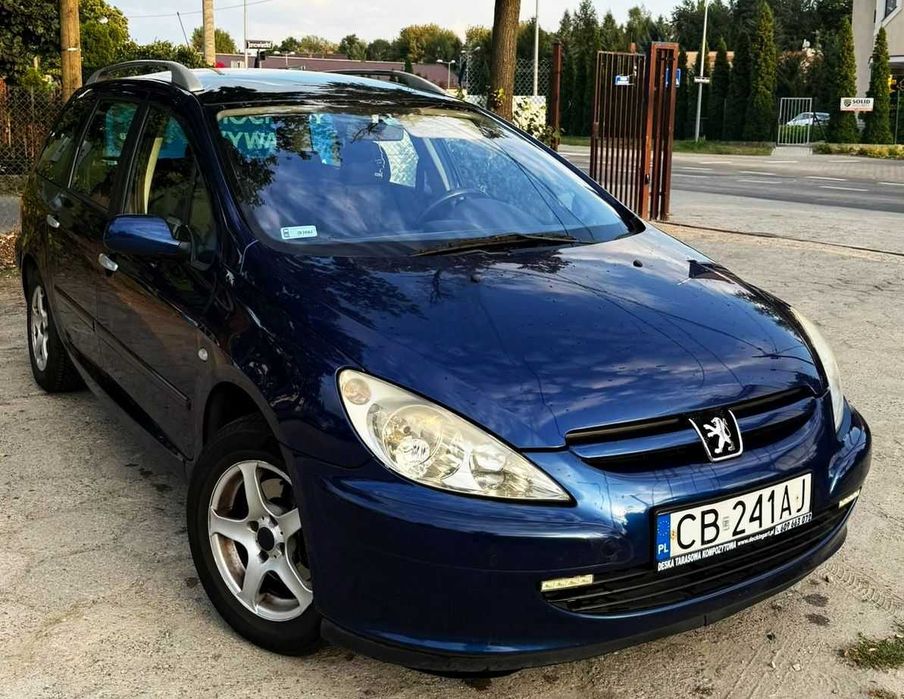 Peugeot 307 sw 7 miejsc 1.6 ben opłaty do 06.2025 sprawny bez rdzy