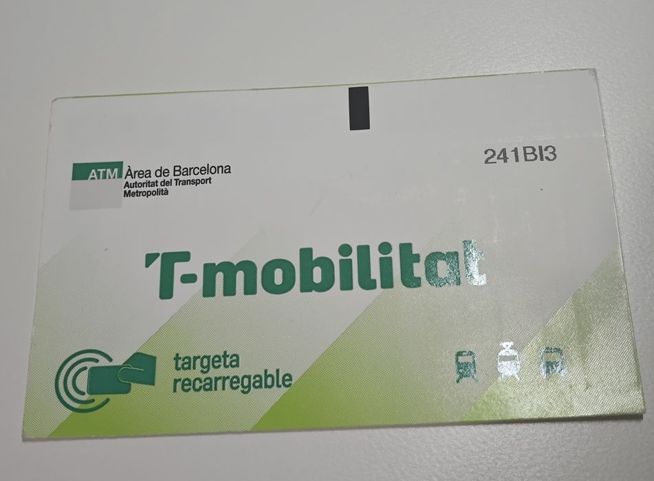 Barcelona metro bilhete