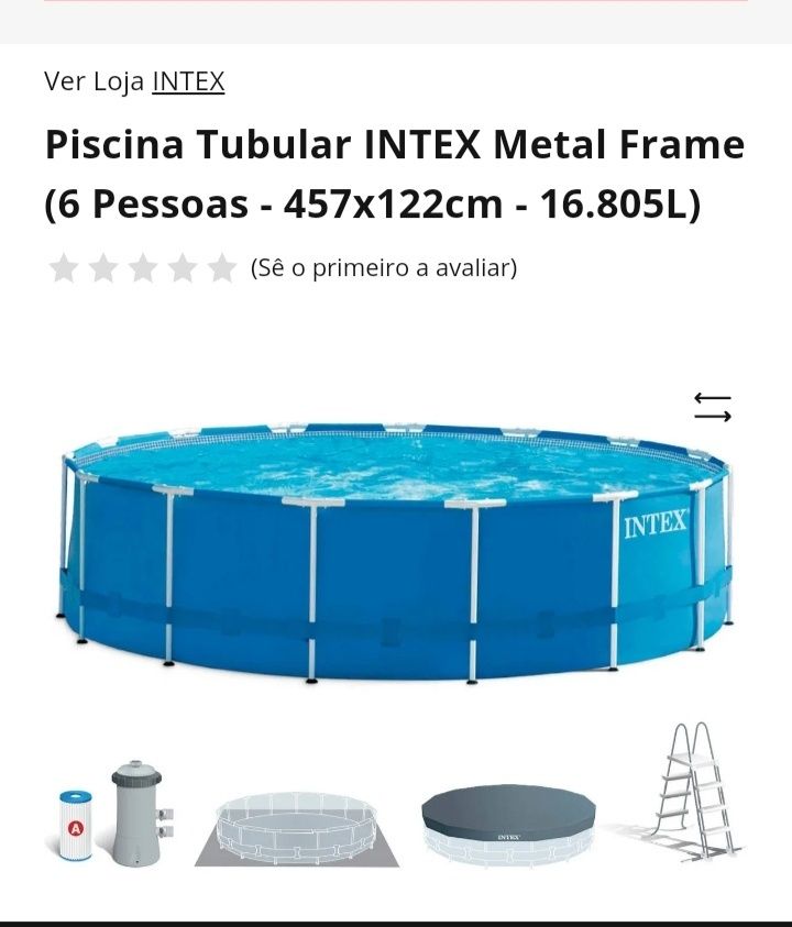 Piscina Intex nova