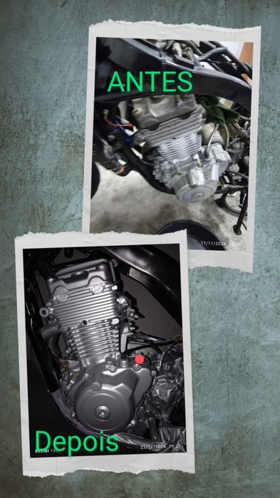 CB 500 – 1998 | 33.000 km | Restauração Total