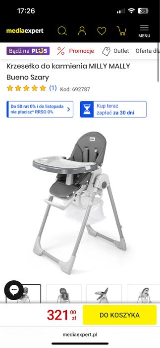 Krzesełko do karmienia