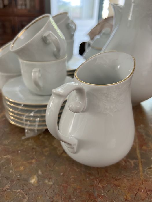 Serviço de café 15 peças Porcelanas da Batalha