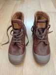 Botas PALLADIUM PAMPA Leather Castanhas, n. 40 – Como Novas