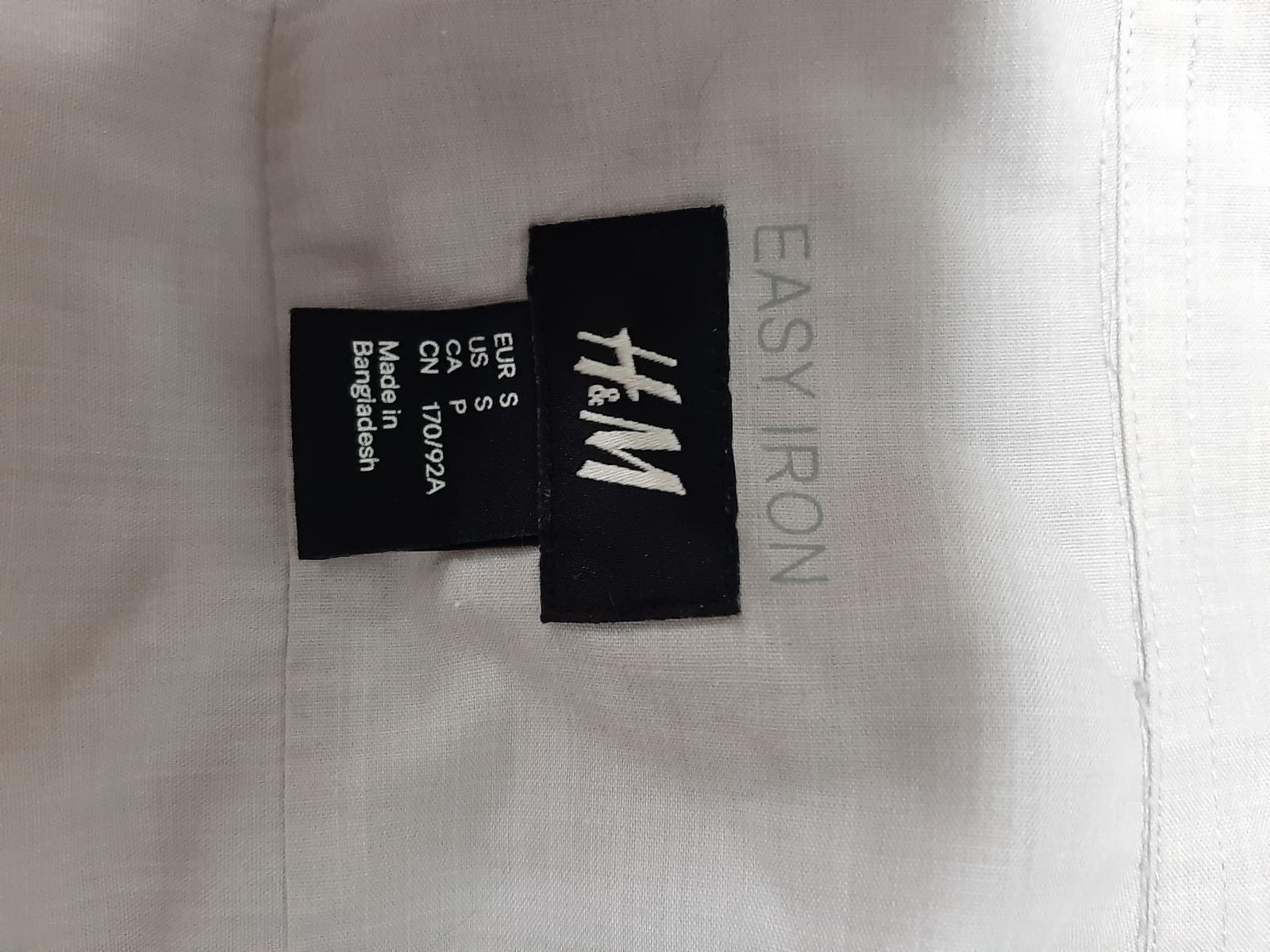 Мужская рубашка серого цвета H&M
