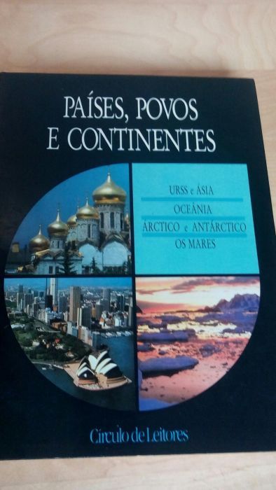 4 livros Países, Povos e Continentes Como novos*
