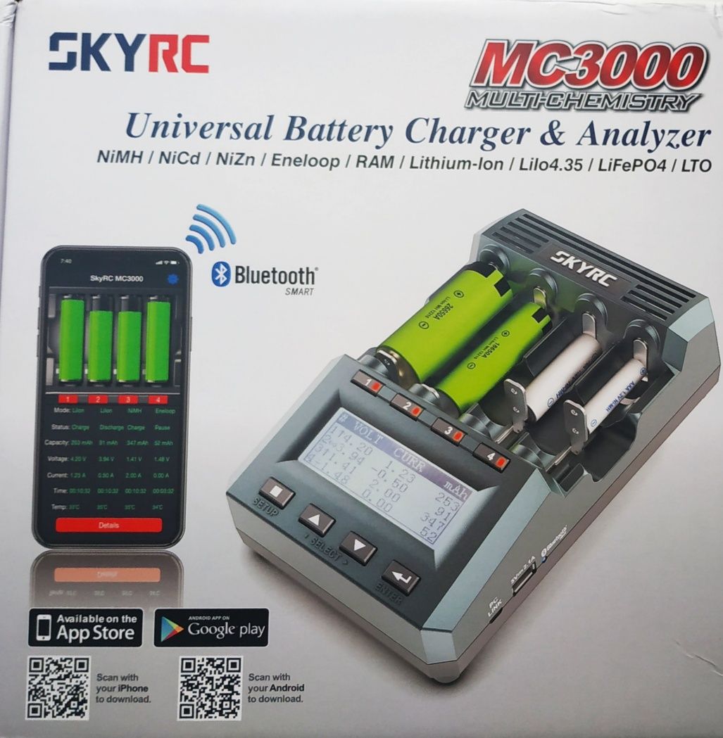 Зарядное SkyRC MC3000. Новые. Наличие.Последняя прошивка.