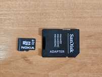 Karta pamięci Micro SD 256 MB + Adapter