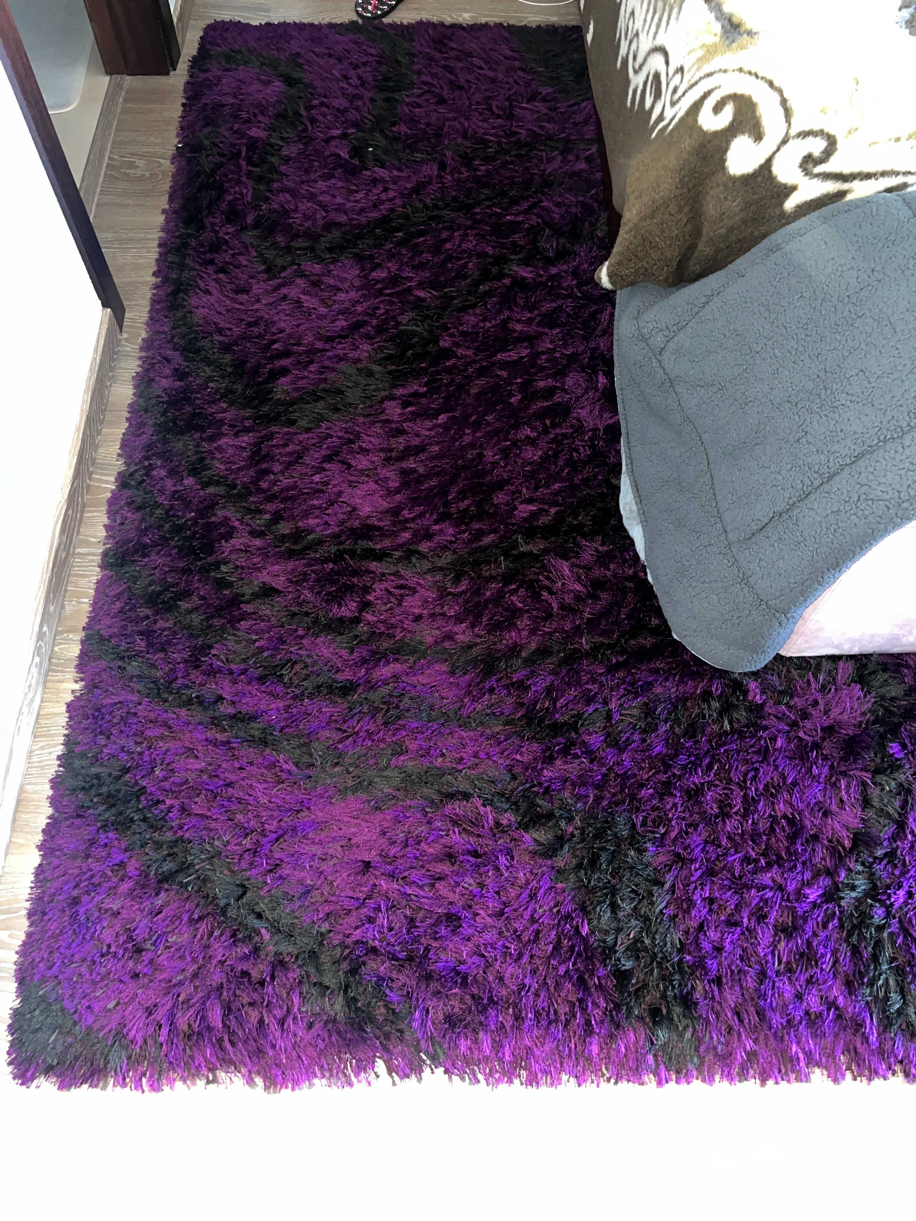 Tapete roxo e preto 160x230